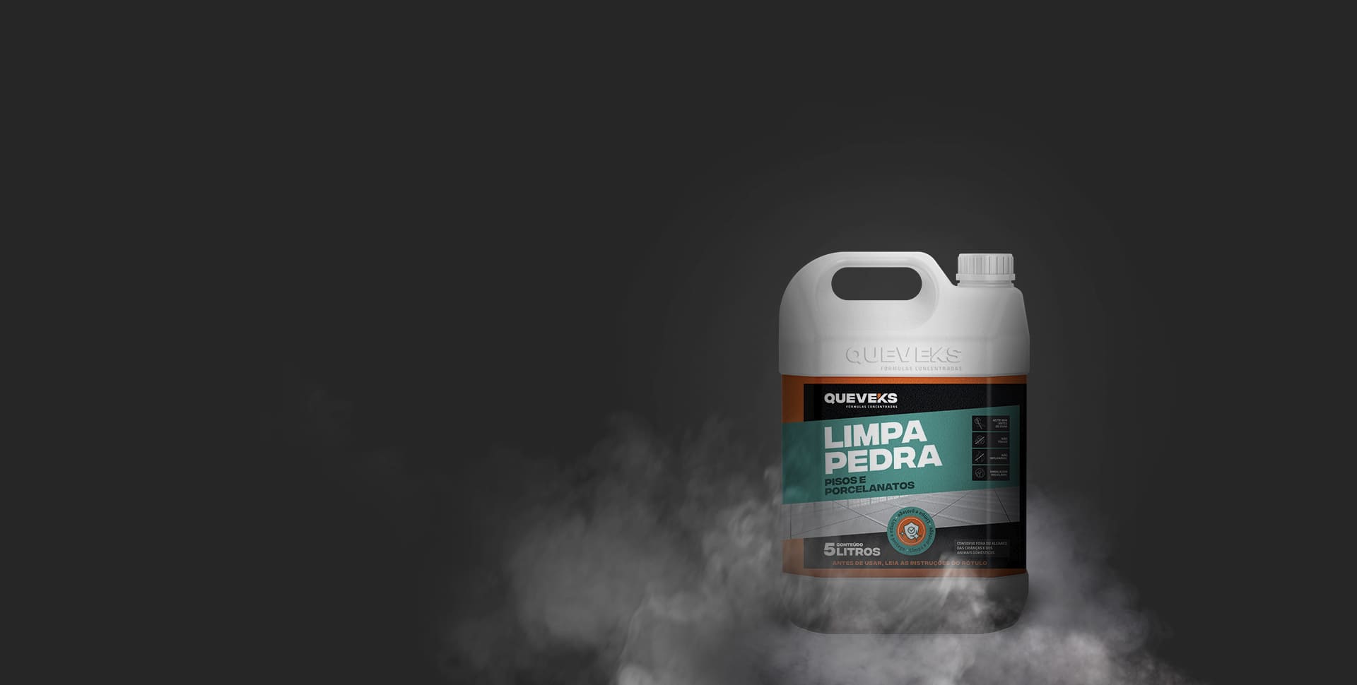 com o<br/>limpa pedra<br/>sua obra fica<br/> <strong>impecável do começo ao fim</strong>